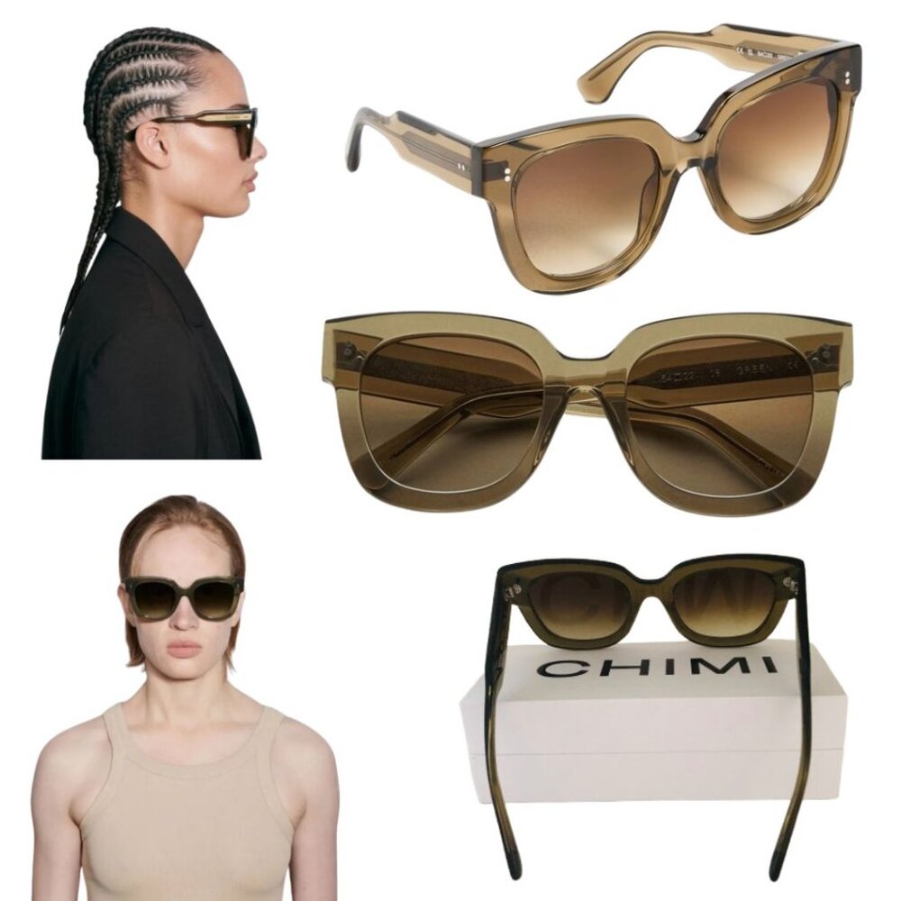 NWT - CHIMI 08 Green Sunglasses (54mm-22mm)